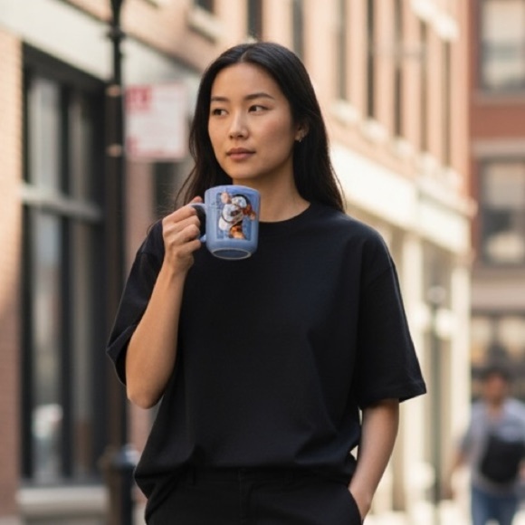 Disney Other - Disney's Winnie The Pooh "Tigger" Blue Ceramic Mug